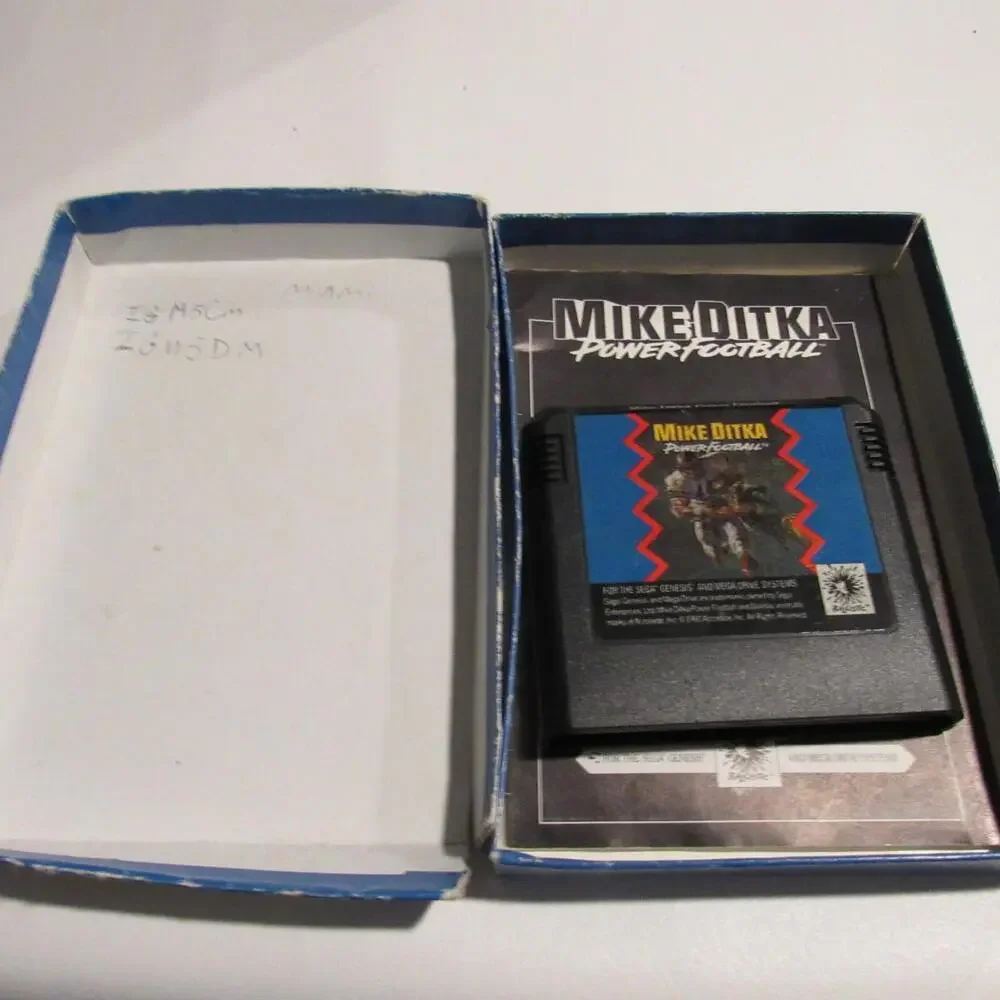 MIKE DITKA POWER FOOTBALL SEGA GENESIS COMPLETE‎ WITH MANUAL 1